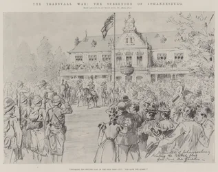 Der Transvaal-Krieg, die Kapitulation von Johannesburg